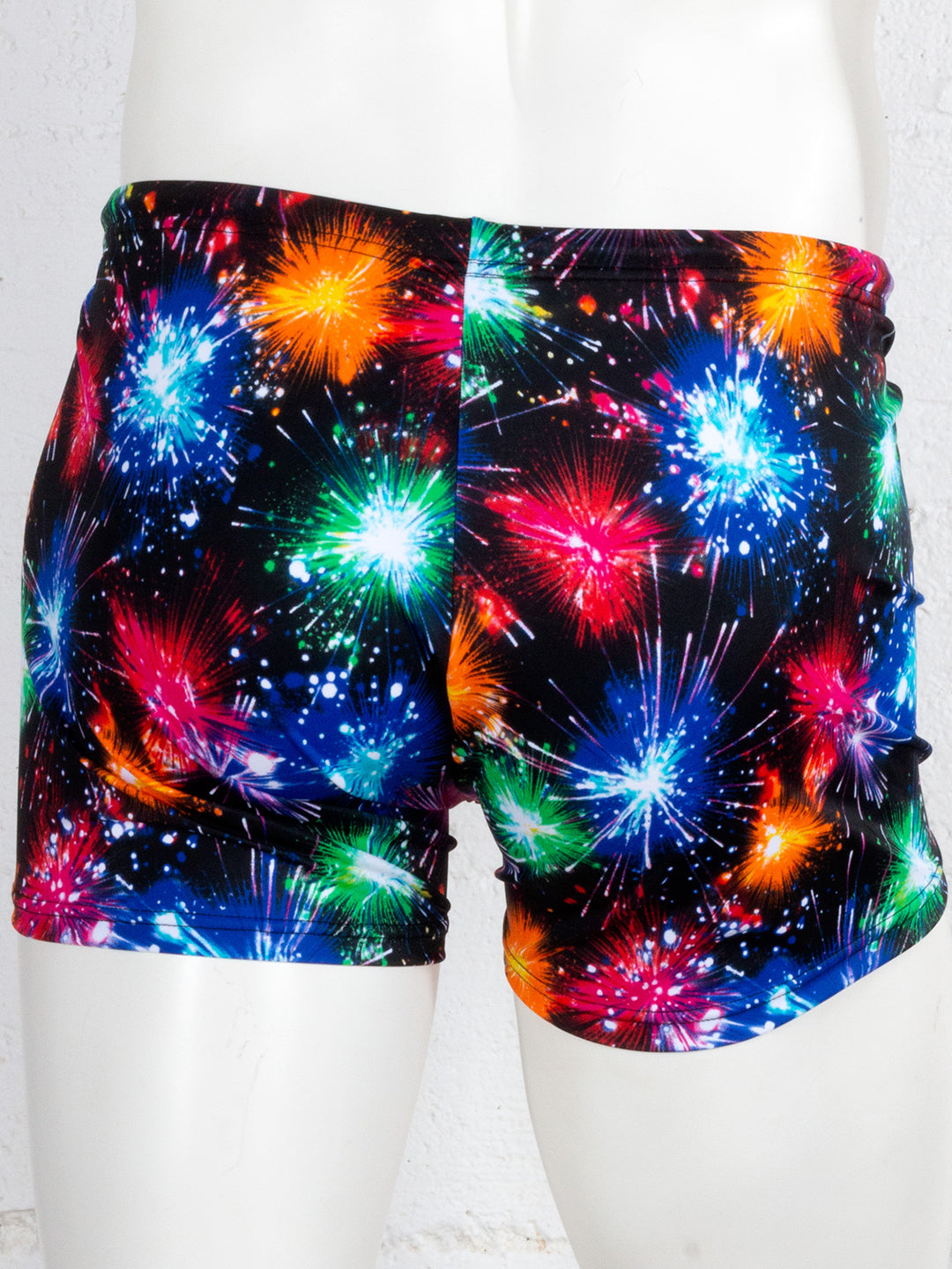 Patterned Athletic Shorts