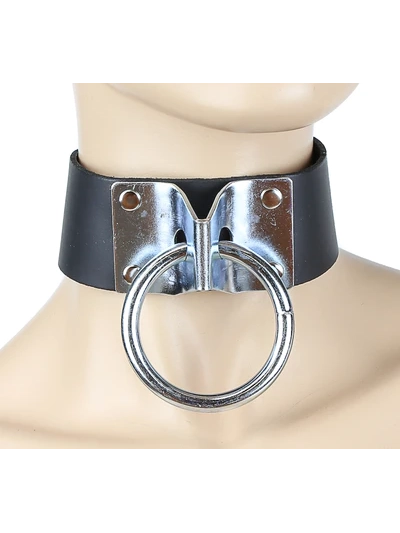Leather Collar With Knocker