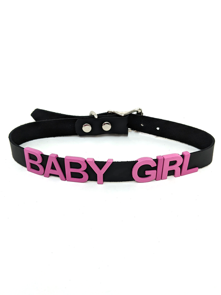 Leather ID Collar