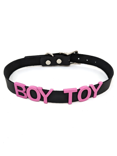 Leather ID Collar