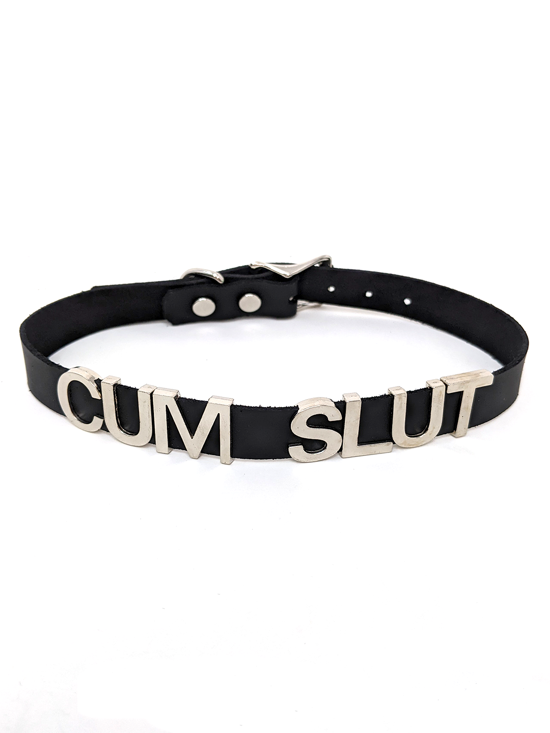 Leather ID Collar