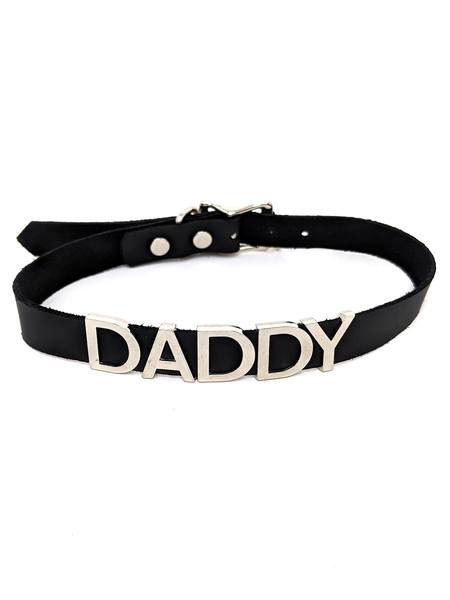 Leather ID Collar