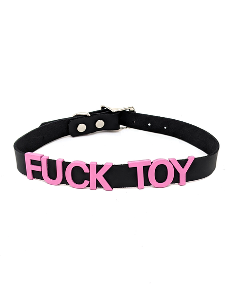 Leather ID Collar