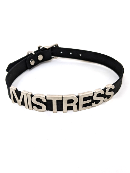 Leather ID Collar