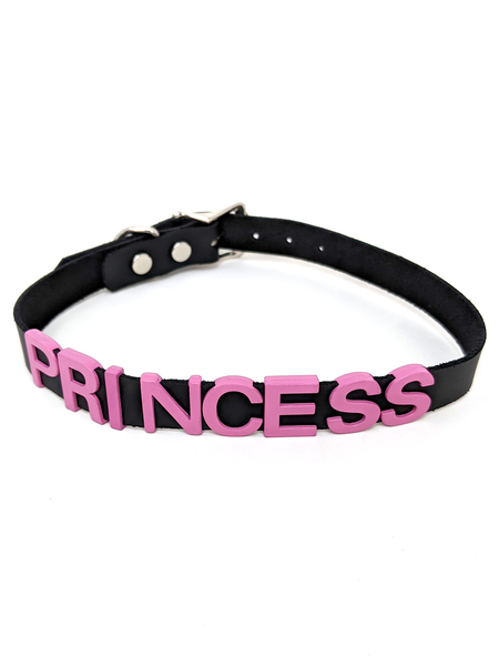 Leather ID Collar