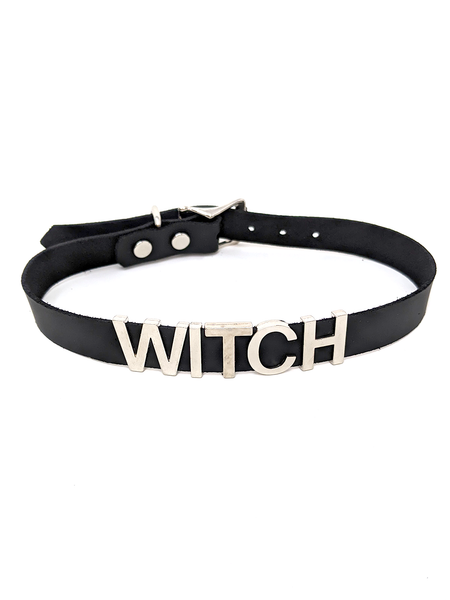 Leather ID Collar