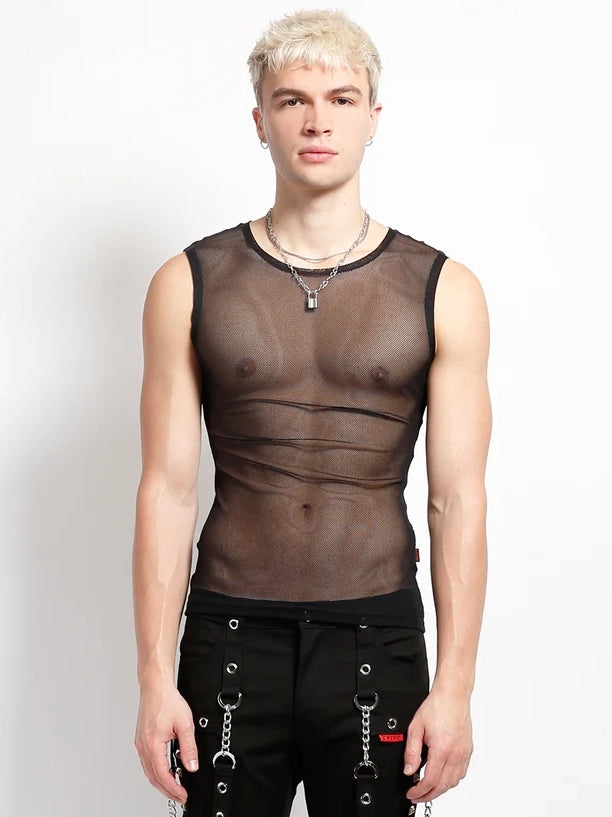 Fishnet Muscle Tank