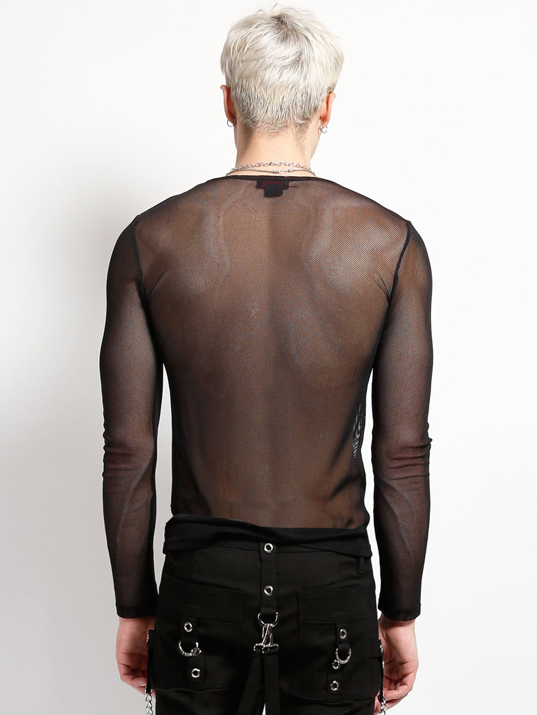 Long Sleeve Fishnet Top