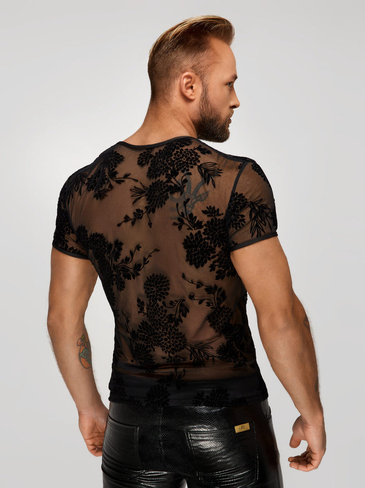 Floral Mesh T-Shirt