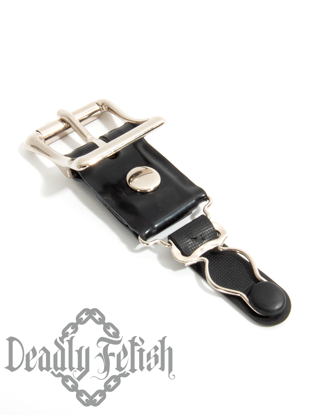 Deadly Fetish Latex: Harness Addition #03 Buckle Garter Clip