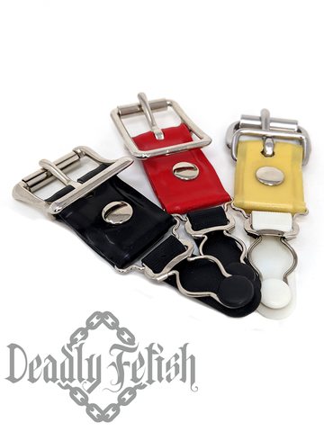 Deadly Fetish Latex: Harness Addition #03 Buckle Garter Clip