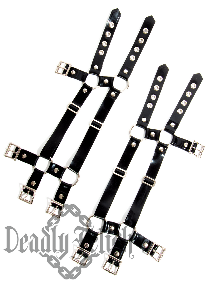 Deadly Fetish Latex: Harness Addition #05 Buckle Leg Straps