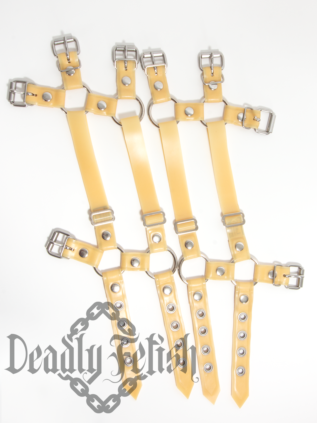 Deadly Fetish Latex: Harness Addition #05 Buckle Leg Straps