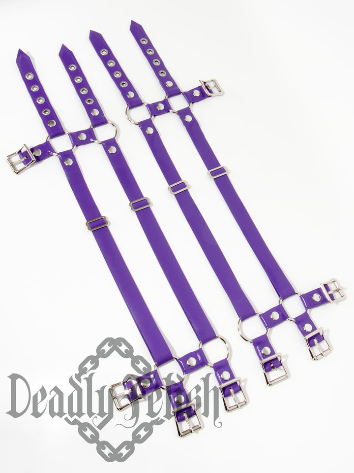 Deadly Fetish Latex: Harness Addition #05 Buckle Leg Straps