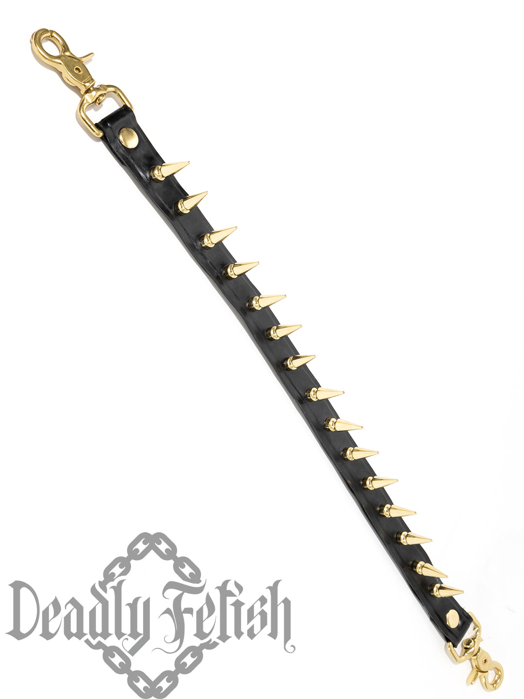 Deadly Fetish Latex: Harness Addition #15 Bondage Strap with Spikes