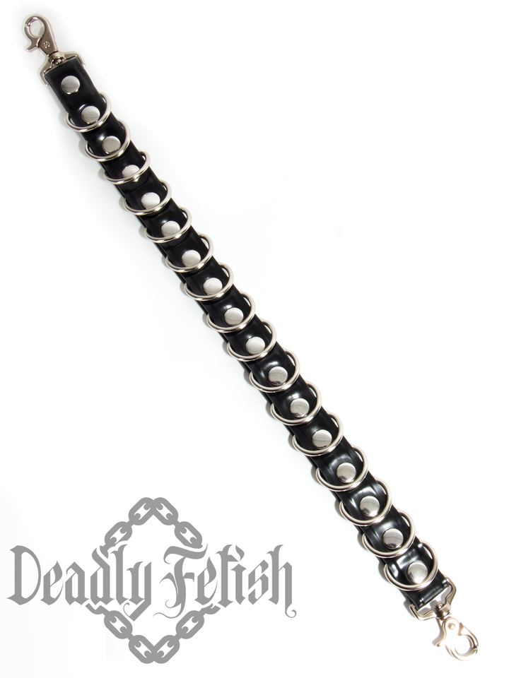 Deadly Fetish Made-To-Order Latex: Harness Addition #15 Bondage Strap with D-Rings