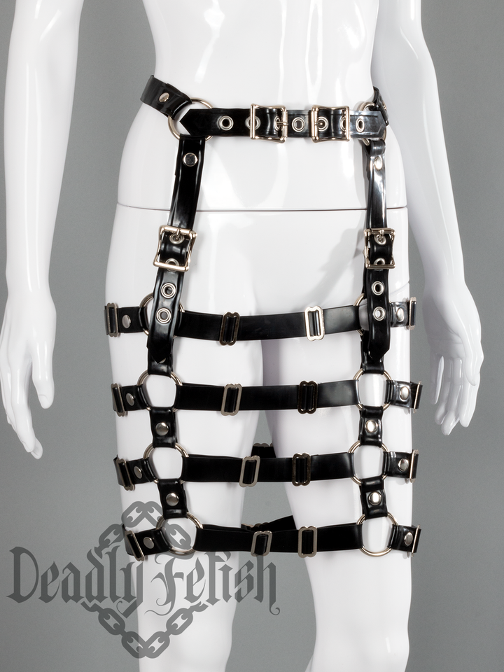 Deadly Fetish Latex: Harness Addition #26 Bondage Skirt