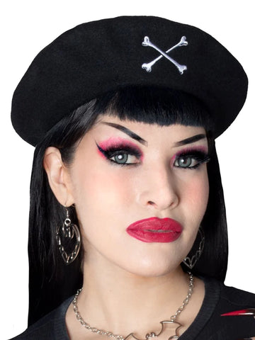 Skulls and Bones Beret