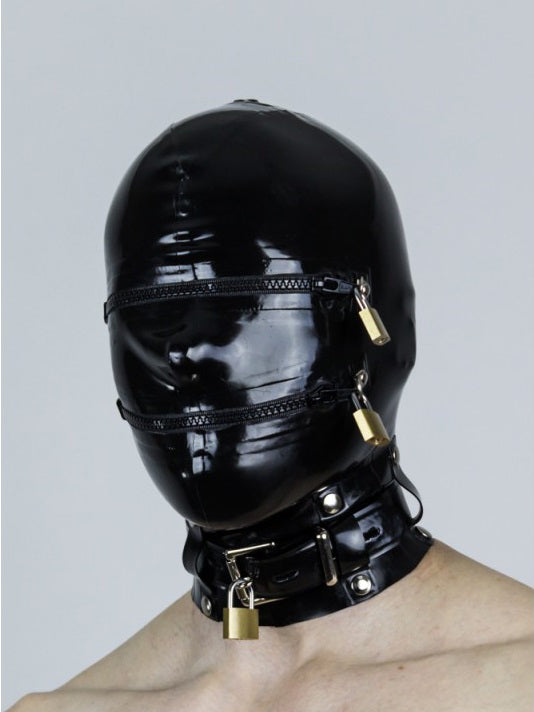 Heavy Gauge Latex Bondage Hood