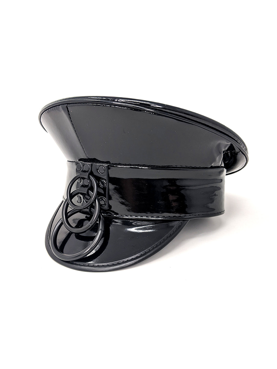 Uniform Cap with Triple Ring Detail