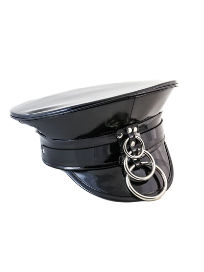 Uniform Cap with Triple Ring Detail