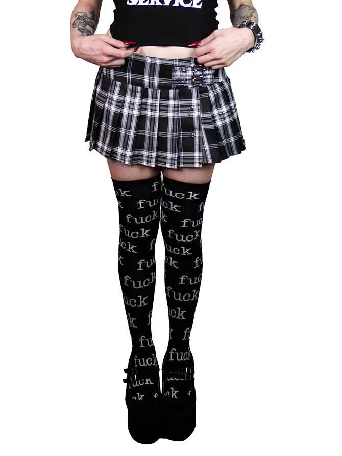FUCK Thigh High Socks