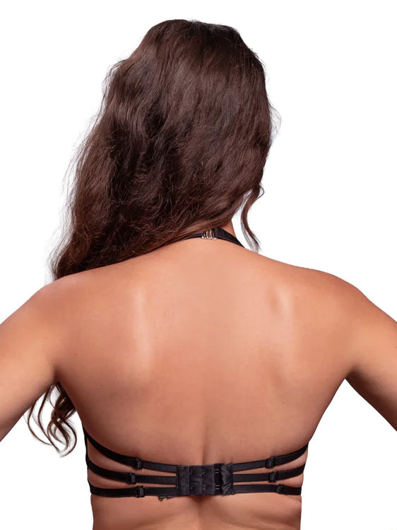 Spiderweb Halter Bra