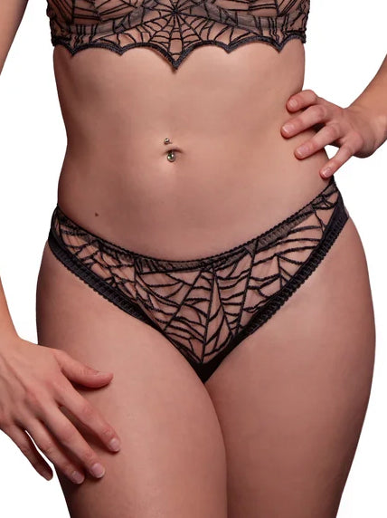 Spider Embroidery Brief