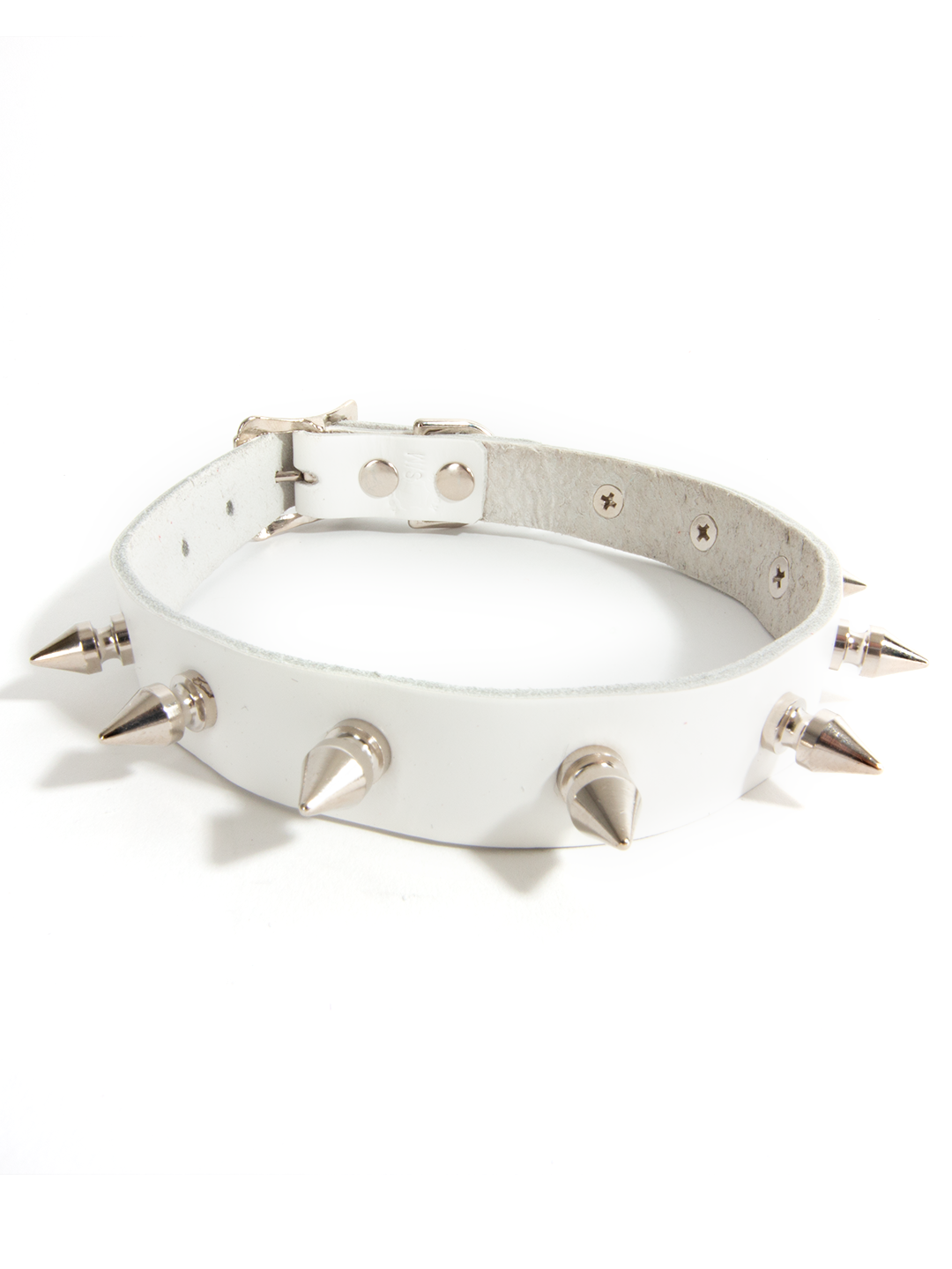 Leather Spiked Collar