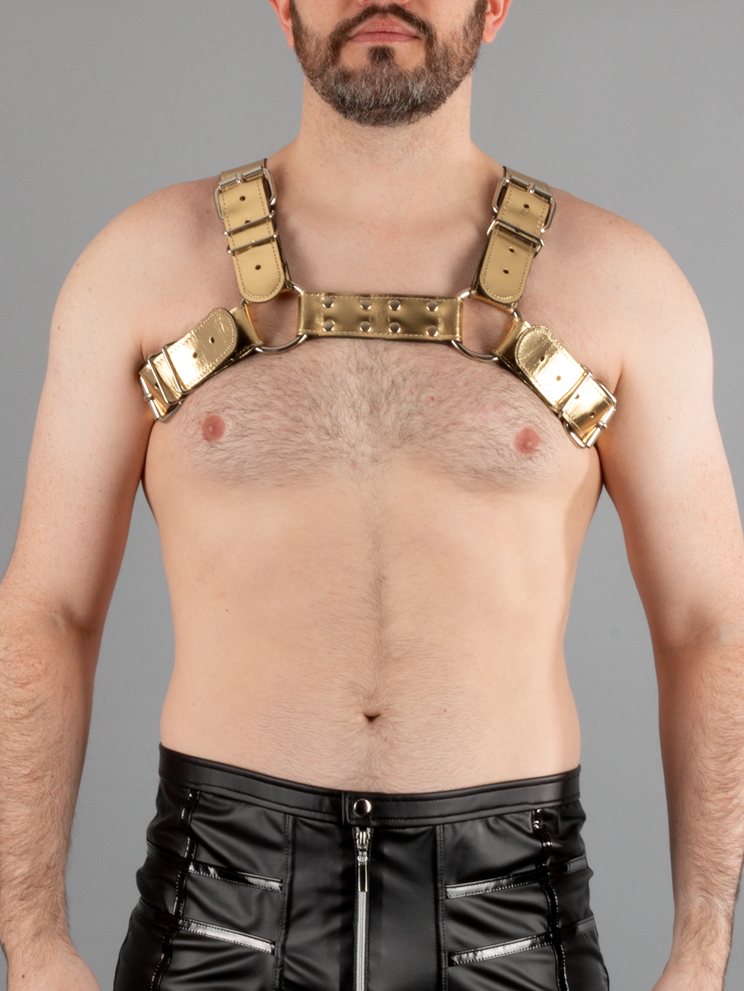 Garment Leather Bulldog Harness