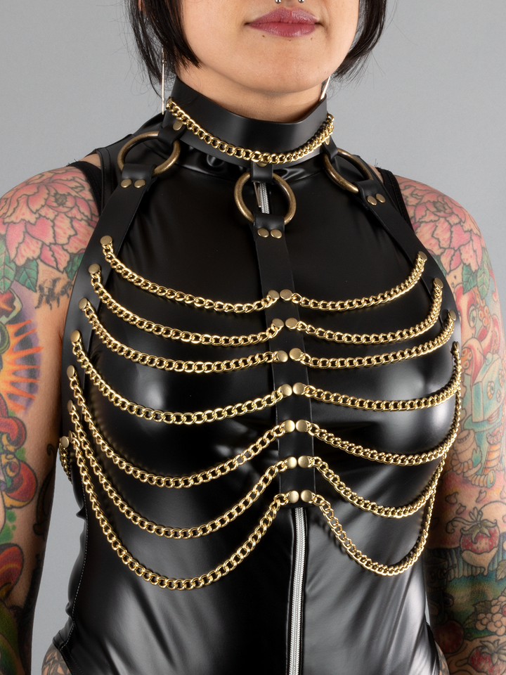 Leather Ribcage Harness
