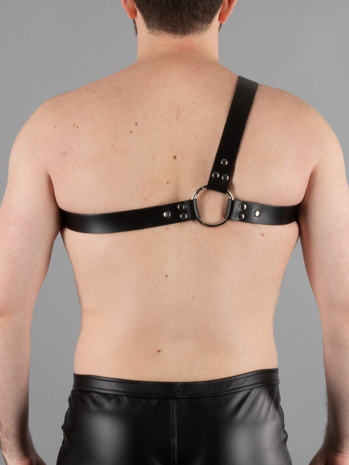 Asymmetrical Leather Harness