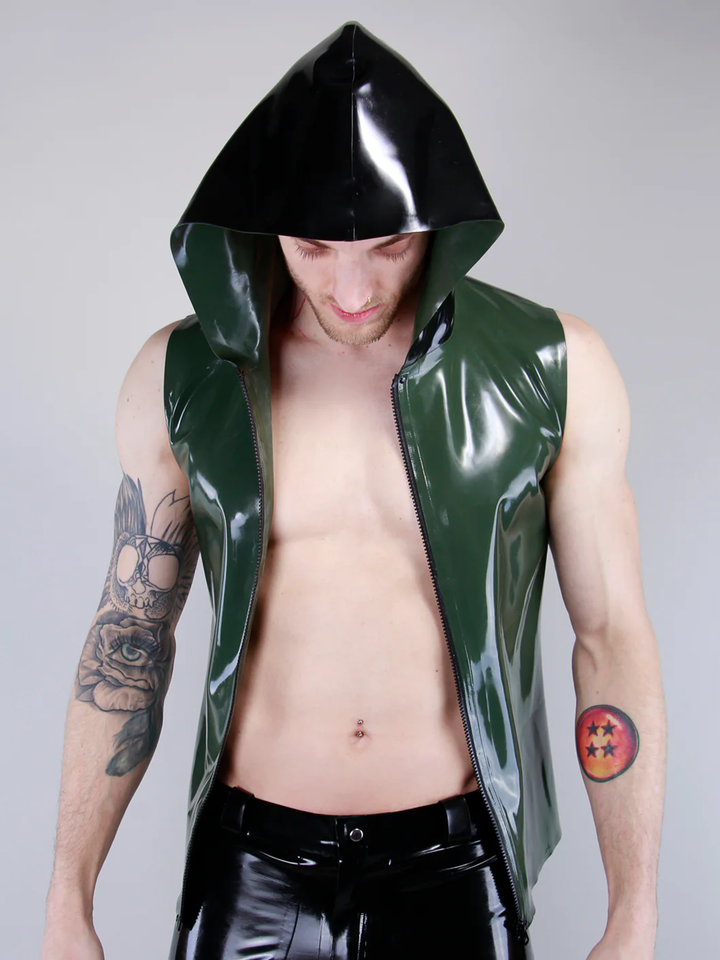 Latex Hooded Vest