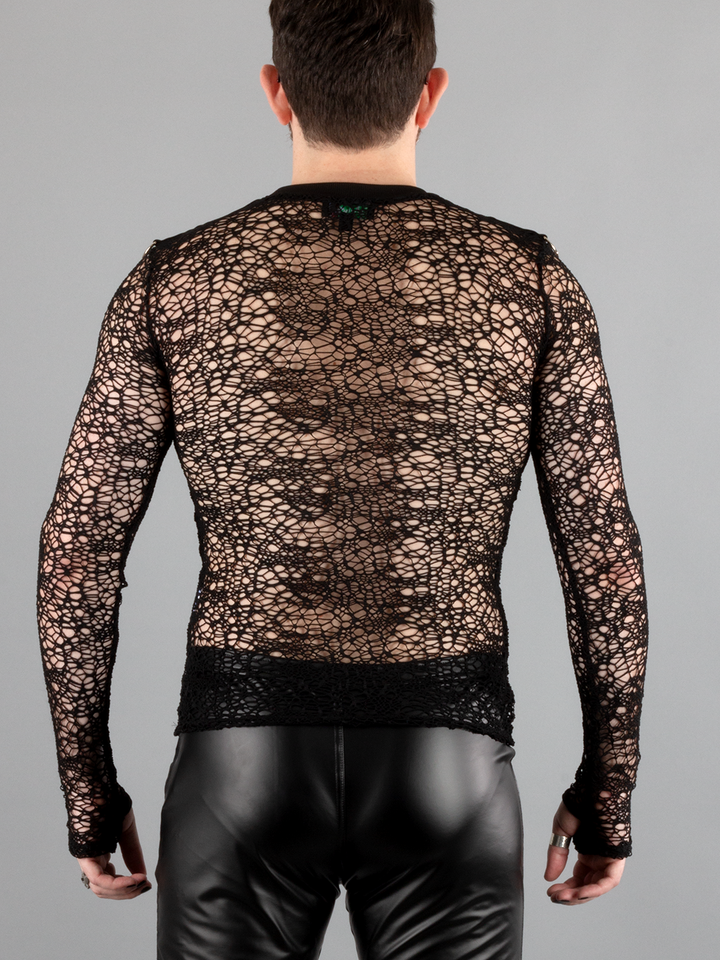 Spiderweb Mesh Shirt