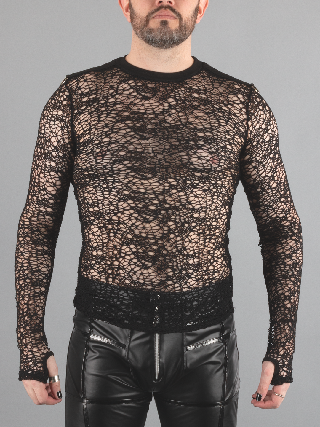 Spiderweb Mesh Shirt