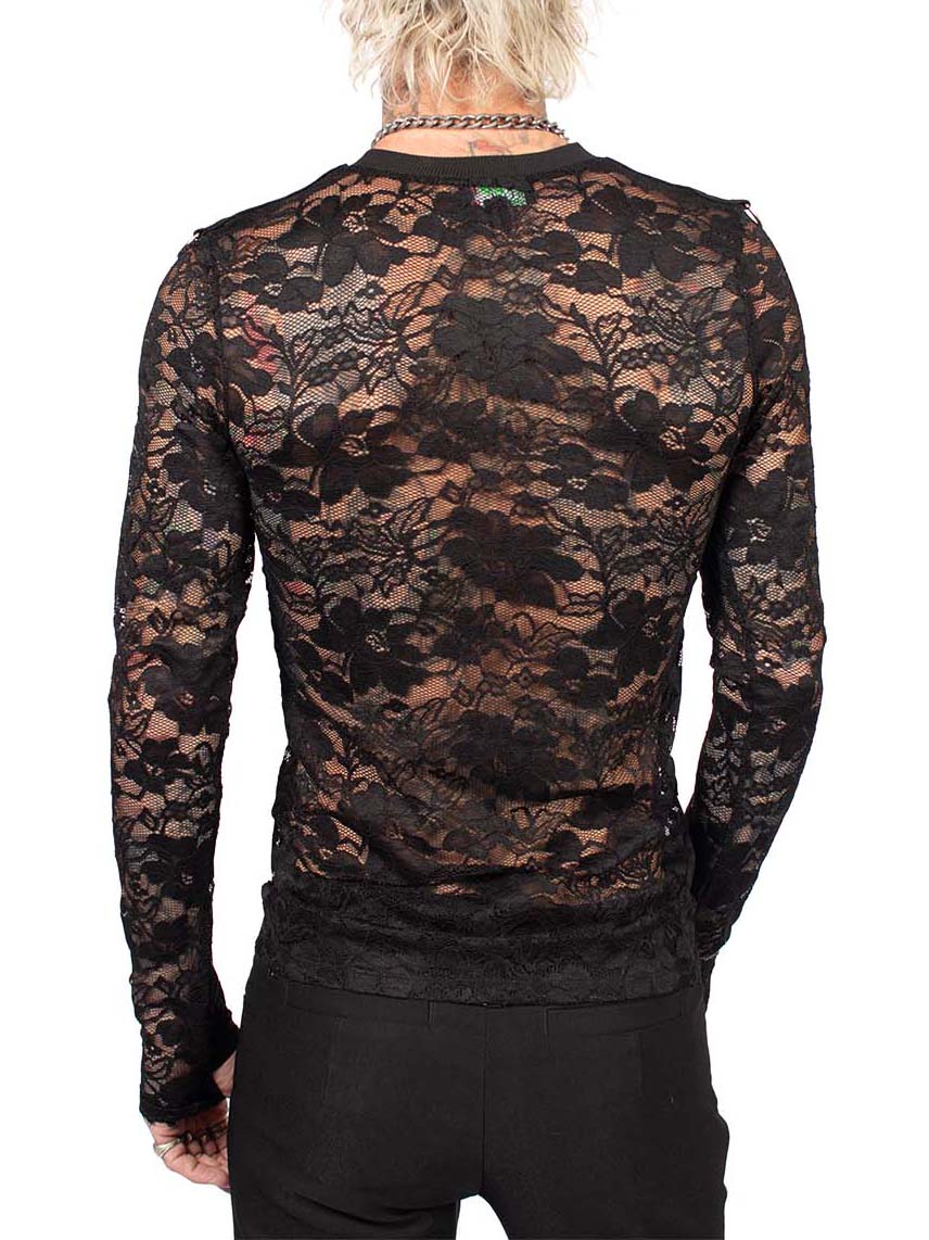 Long Sleeve Lace Shirt