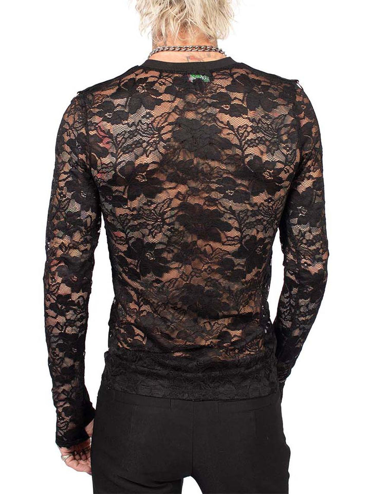 Long Sleeve Lace Shirt
