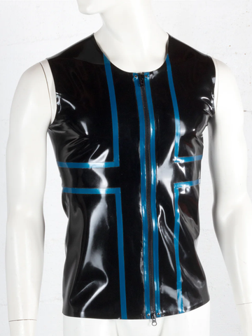 Latex Cross Vest