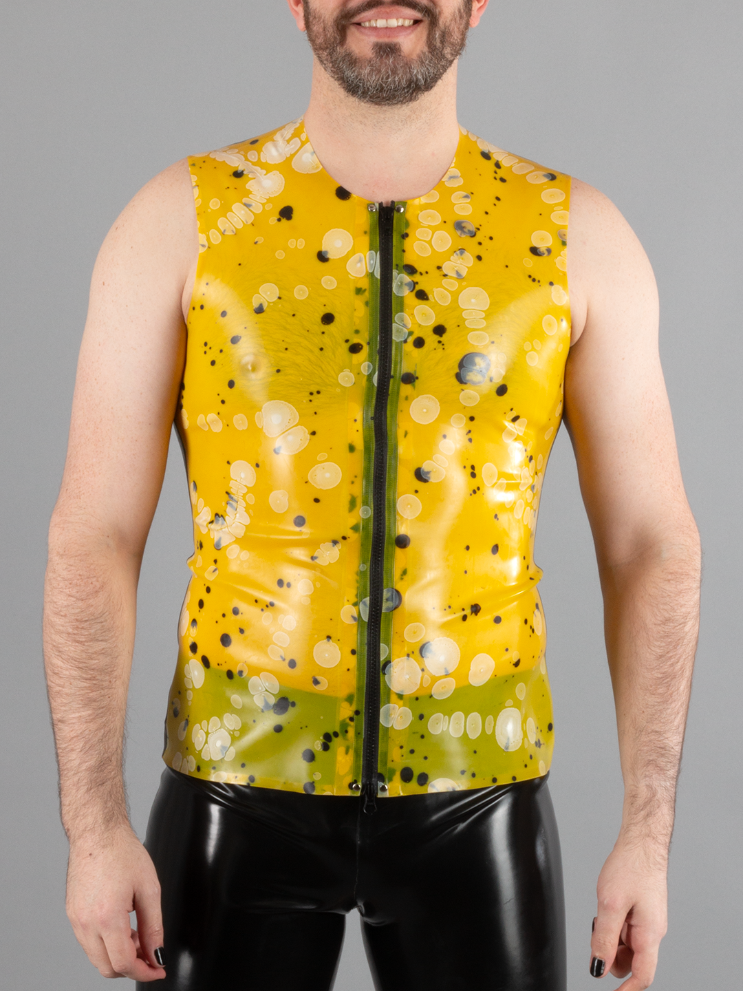 Marbled Front Latex Vest