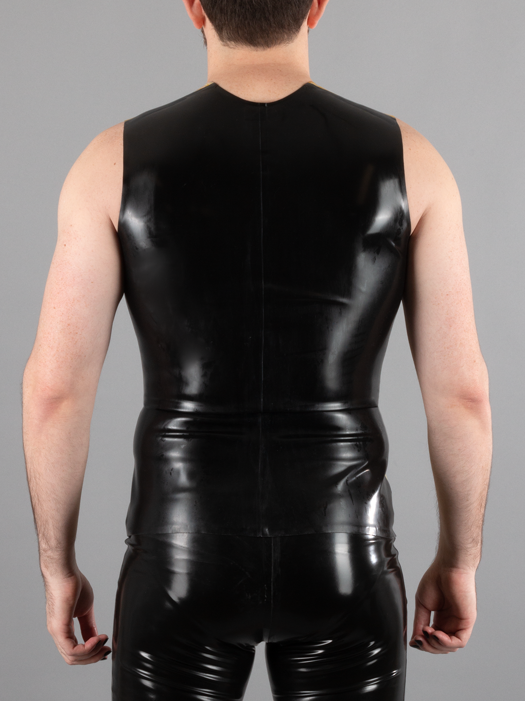 Marbled Front Latex Vest