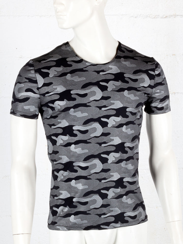 Silver Camo Wetlook T-Shirt