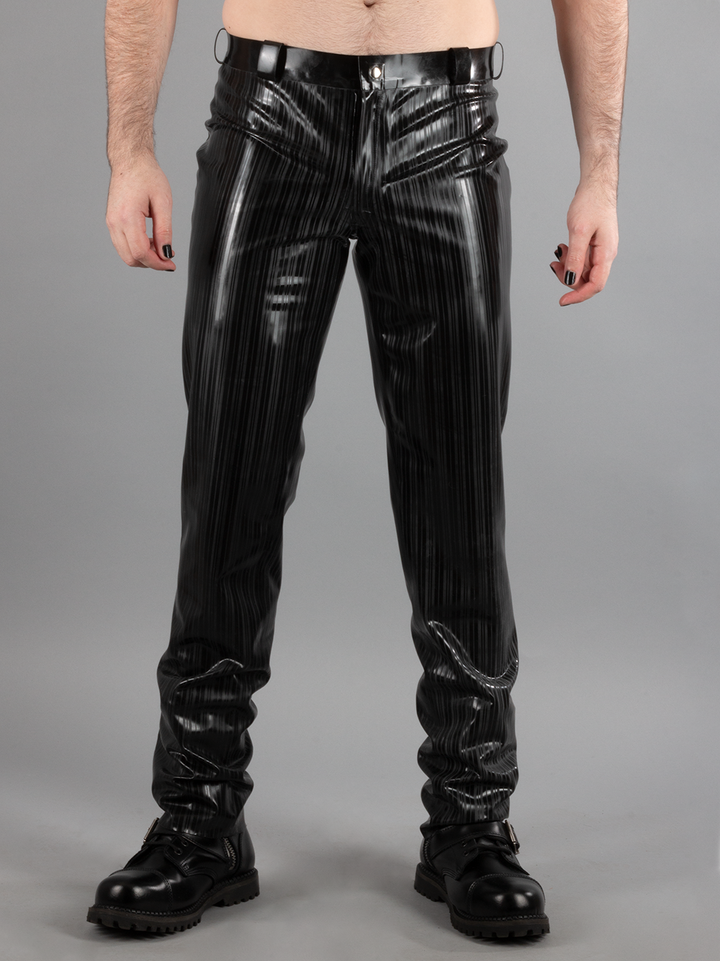 Slim Fit Latex Pants