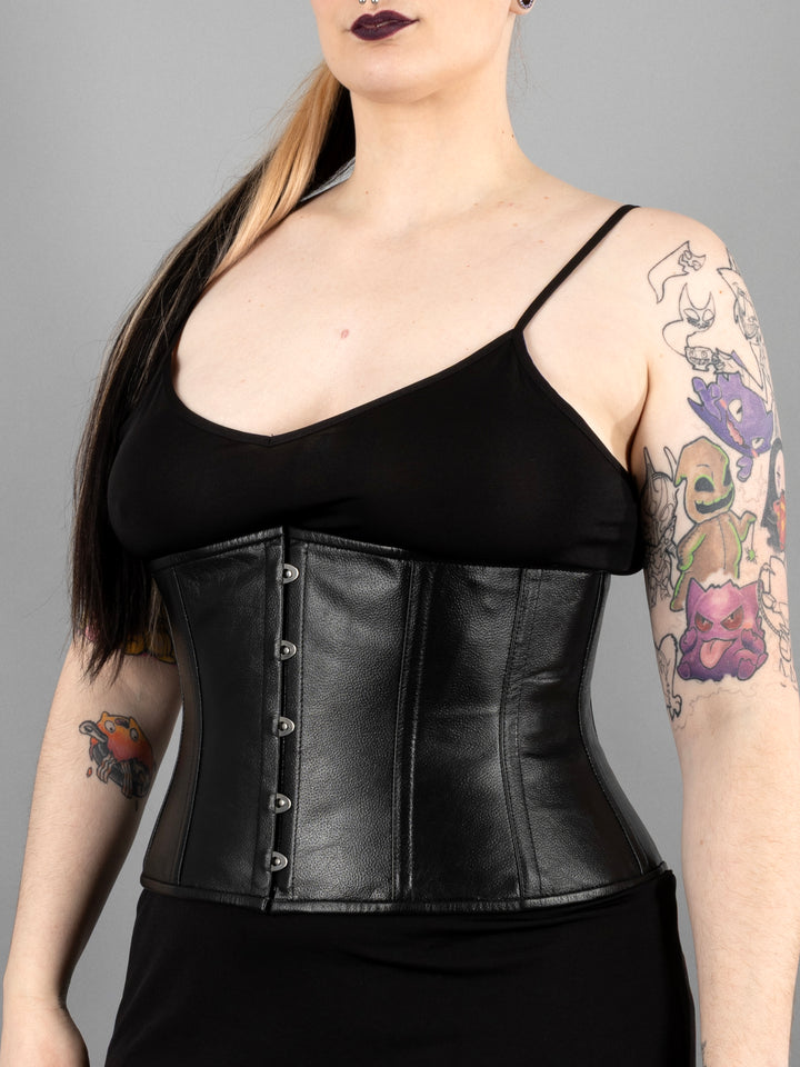 Leather Underbust Corset