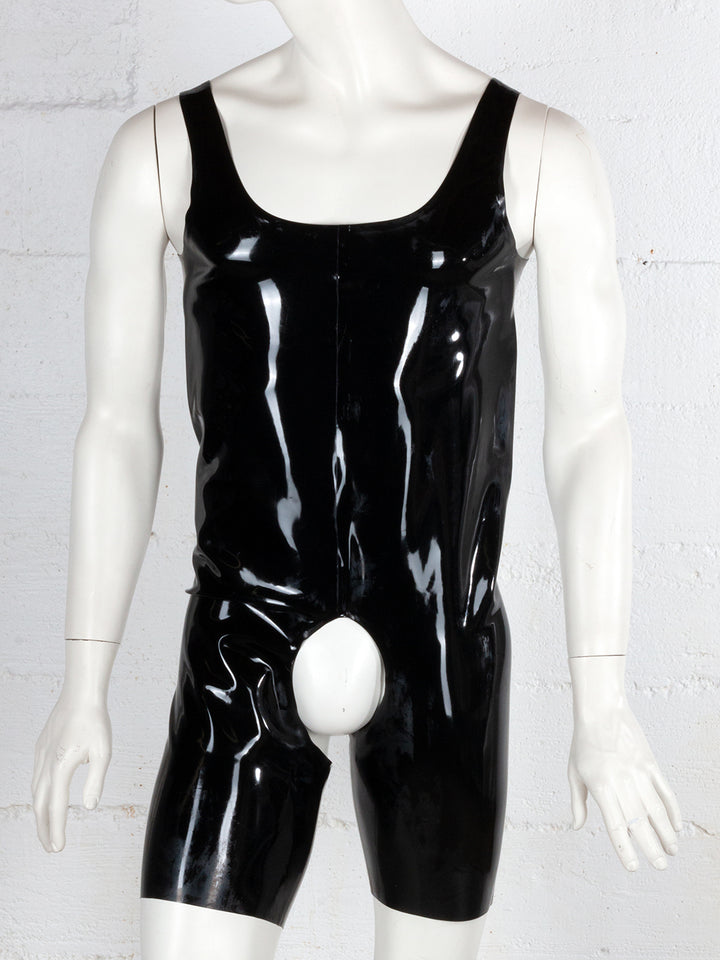 Latex Open Back Wrestling Catsuit