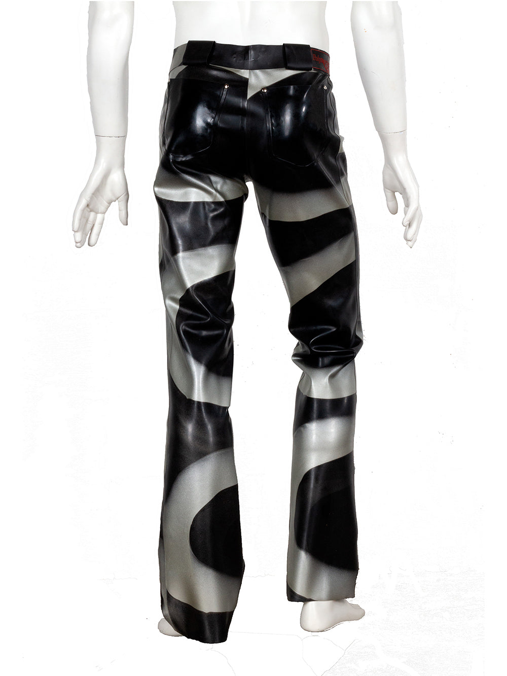 Marbled Latex Jeans