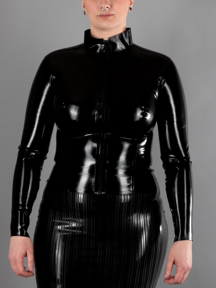 Latex Princess-Line Blouse