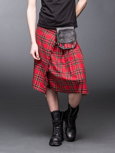 Buckled Plaid Kilt