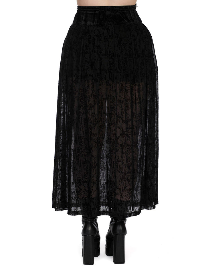 Lattice Maxi Skirt