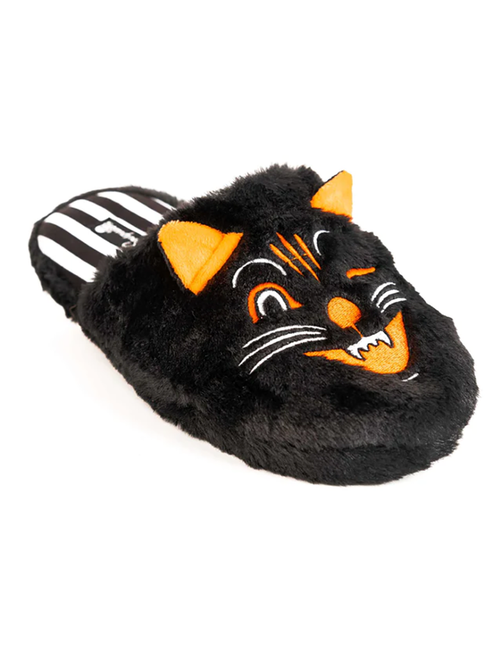 Fuzzy Cat Slippers