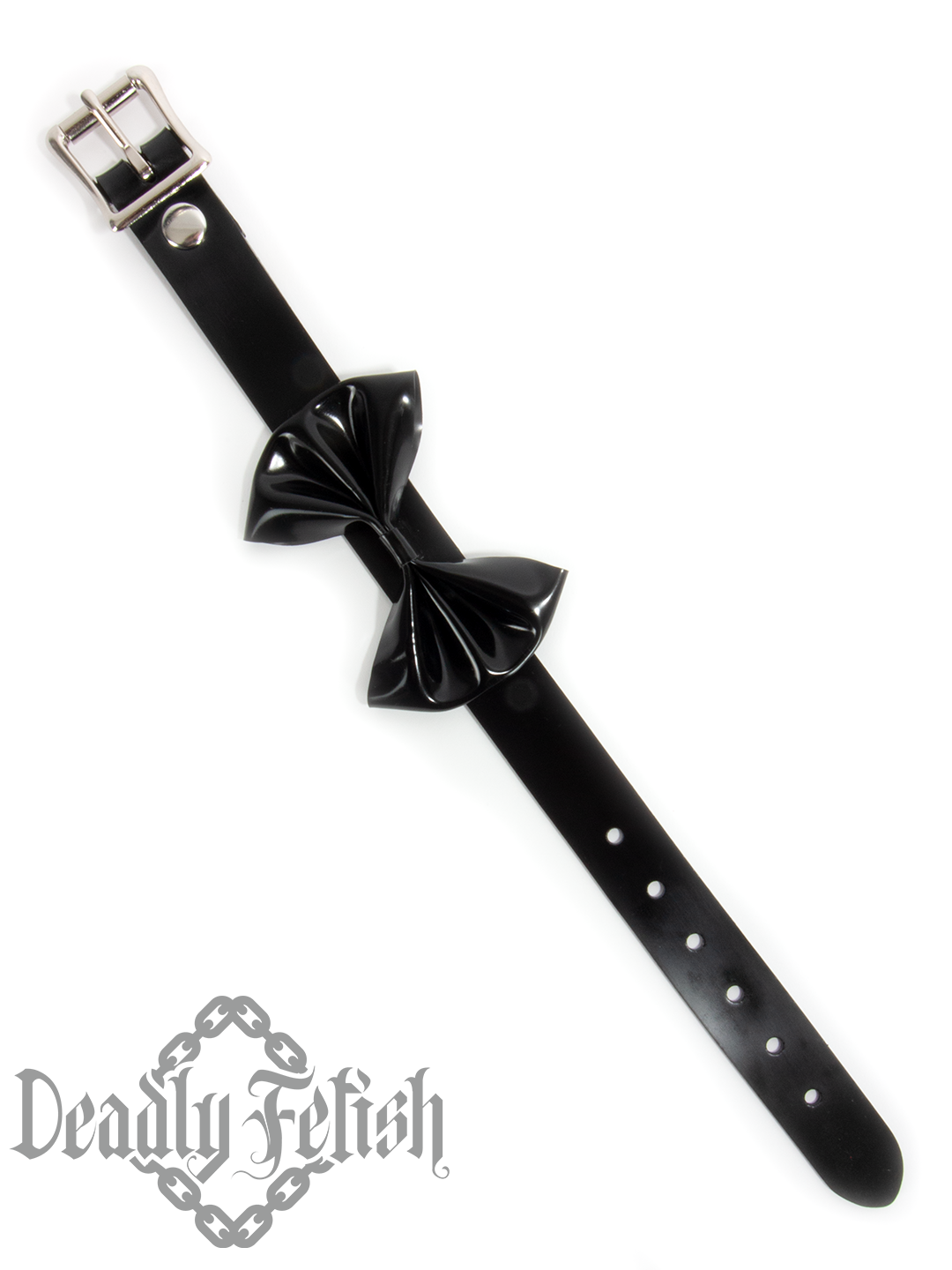 Deadly Fetish Latex: Basic Bow Choker